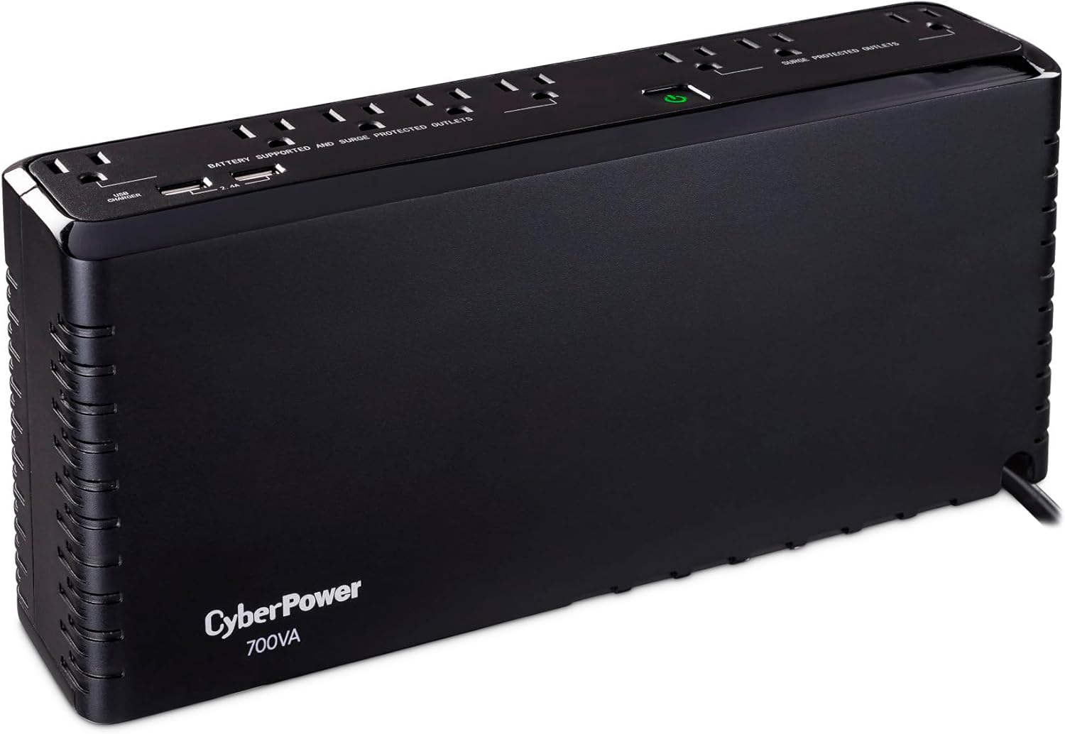 CyberPower SL700U Standby UPS Battery Backup and Surge Protector, 700VA/370W, 8 Outlets, Slim Profile, UL Certified CyberPower SL700U Standby UPS Battery Backup and Surge Protector, 700VA/370W, 8 Outlets, Slim Profile, UL Certified - Image 3
