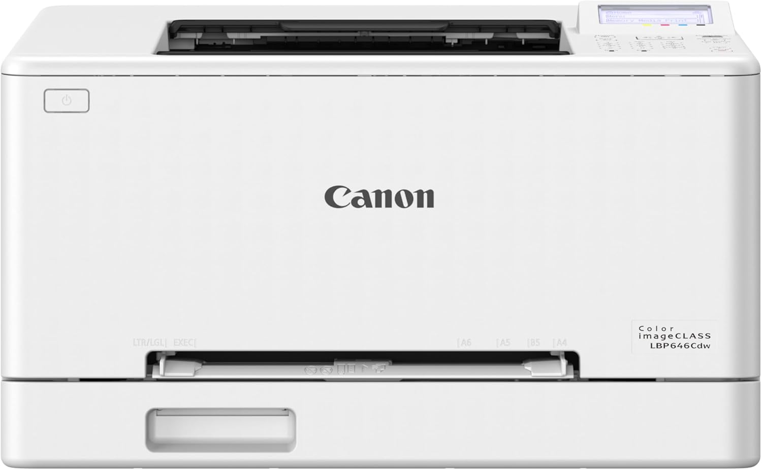 Canon Color imageCLASS LBP646Cdw Wireless Laser Single-Function Printer for Duplex Printing, White - 26 PPM Home Office, Small Office Printer