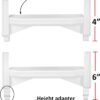 Aqua Select Heavy-Duty in-Pool Ladder | White w/Squared Handles | Supports 300 Pounds | Easy-to-Install Design | White W/Squared Handles Aqua Select Heavy-Duty in-Pool Ladder | White w/Squared Handles | Supports 300 Pounds | Easy-to-Install Design | White W/Squared Handles