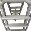 Confer Plastics 7100X Evolution 48" to 54" Adjustable A Frame Above Ground Swimming Pool Entry Ladder with Flip Up and Locking Section for Safety Confer Plastics 7100X Evolution 48" to 54" Adjustable A Frame Above Ground Swimming Pool Entry Ladder with Flip Up and Locking Section for Safety