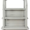 Aqua Select Anti-Slip in-Pool Steps | Cloud Grey/Grey Steps | for Above Ground Swimming Pools | Can Mount to Decks 48" to 54" H | Safety Stairs Capacity Up to 350 lbs Aqua Select Anti-Slip in-Pool Steps | Cloud Grey/Grey Steps | for Above Ground Swimming Pools | Can Mount to Decks 48" to 54" H | Safety Stairs Capacity Up to 350 lbs