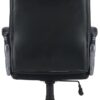 STAPLES Lockland Ergonomic Managers Office Chair, Big & Tall Cushioned, Adjustable Height, Metal Frame, Bonded Leather, for Workspace, Home, or Gaming, Black