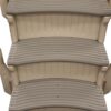 Confer Plastics Curved Drop-in Inground Pool Step 3 Tread Stair Entry System w/ 2 Handrails & Adjustable Mounting Brackets - Base Step, Grey Treads Confer Plastics Curved Drop-in Inground Pool Step 3 Tread Stair Entry System w/ 2 Handrails & Adjustable Mounting Brackets - Base Step, Grey Treads