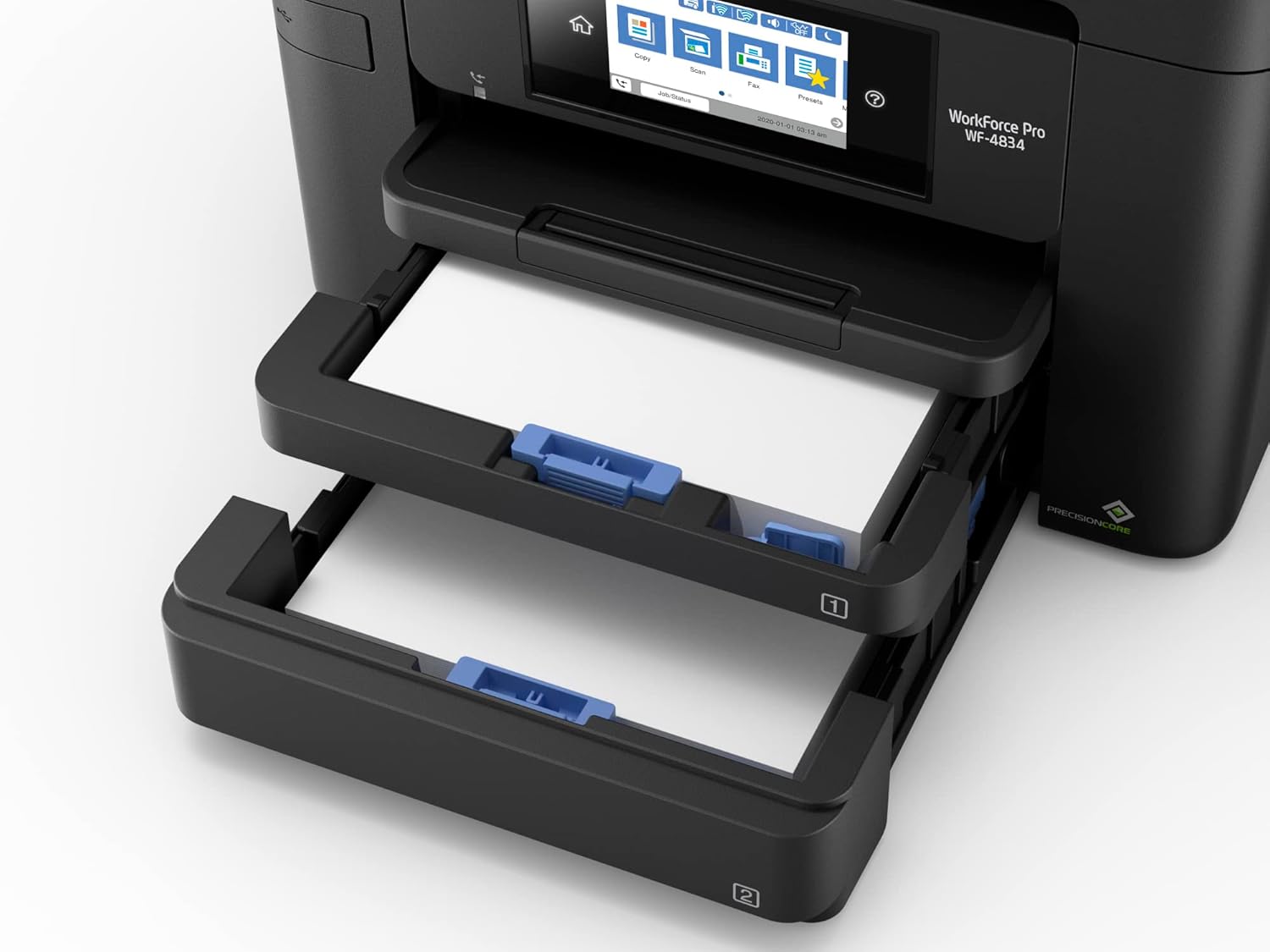 61gljweBrFL._AC_SL1500_.jpg Epson Workforce Pro WF-4834 Wireless All-in-One Printer with Auto 2-Sided Print Copy, Scan and Fax, 50-Page ADF, 500-sheet Paper Capacity, 4.3" Color Touchscreen