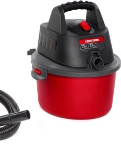 CRAFTSMAN CMXEVBE17250 2.5 Gallon 2.5 Peak HP Wet Dry Vac, Portable Shop Vacuum Wet and Dry with Filter Bag, Hose and Attachments for Cleaning in the Home