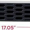 CyberPower CP700PFCRM1U PFC Sinewave UPS Battery Backup and Surge Protector, 700VA/400W, 6 Outlets, AVR, 1U Rackmount, UL Certified