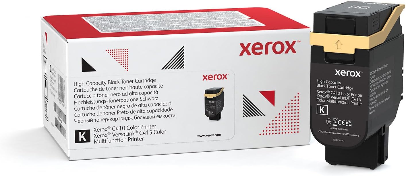Xerox Genuine C410 Black High Capacity Toner Cartridge (10500 Pages) -006R04685