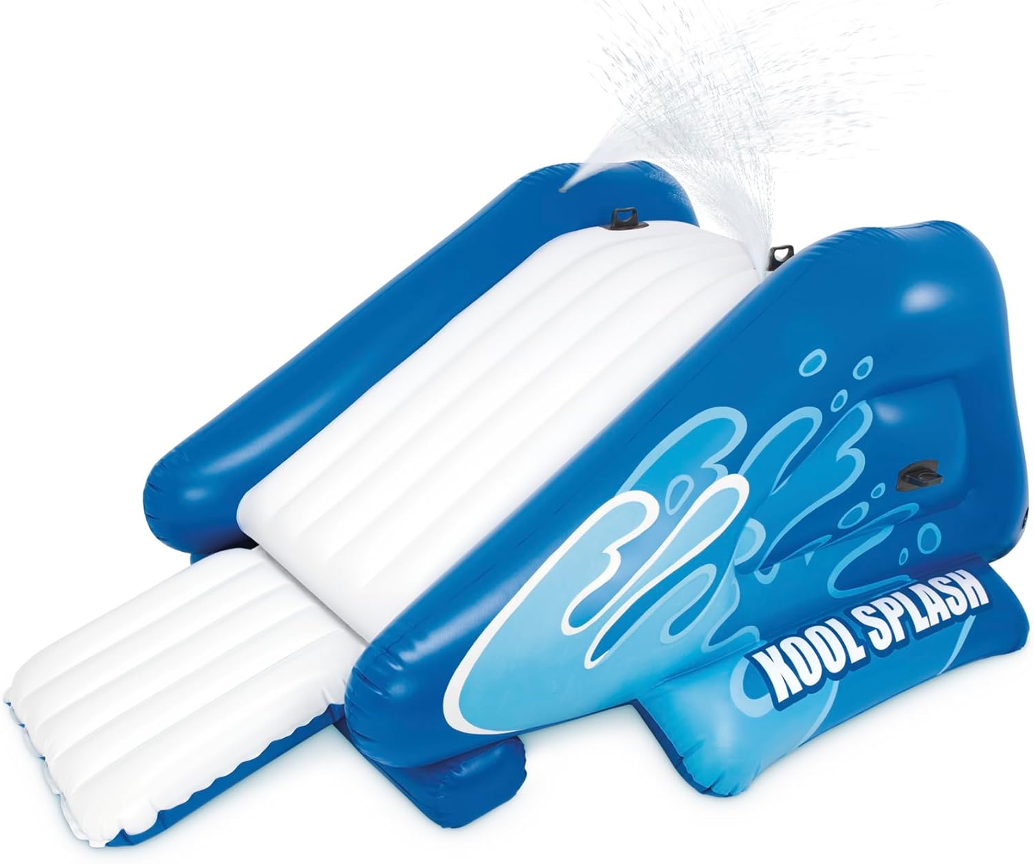 61n3cwUYsHL._AC_SL1500_.jpg Intex Kool Splash Inflatable Water Slide Swimming Pool Play Center with Built in Sprayers for Kids and Adults, Ages 6 and Up, Blue