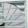 Iliving - 36" Wall Mounted Shutter Exhaust Fan - Automatic Shutter - Single Speed - Vent Fan For Home Attic, Shed, or Garage Ventilation, 6128 CFM, 9000 SQF Coverage Area, Silver (ILG8SF36S)