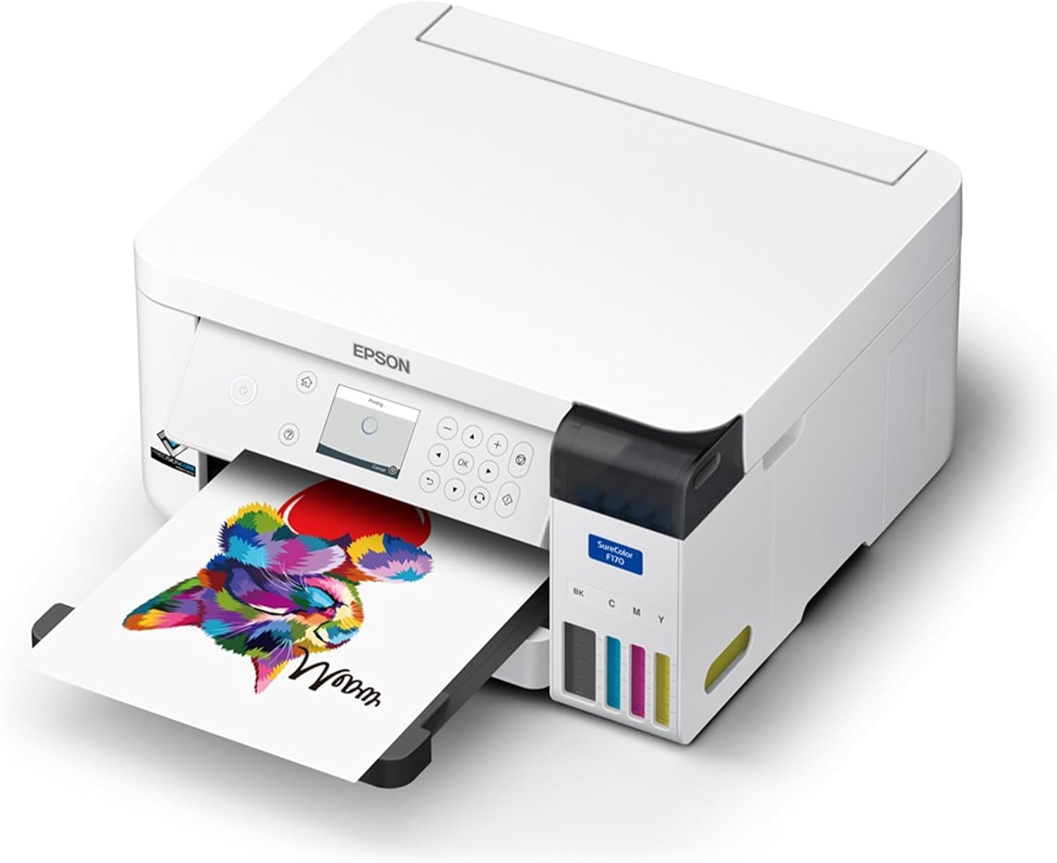 61pT2Y-FBuL._AC_SL1500_.jpg Epson SureColor F170 Dye-Sublimation Printer. Includes Full Set of Ink, User Guide, & AC Power Cable SCF170 - Compact 8.5" x 11" Format - Original Product with Full Manufacturer Support by ORINOKIA.