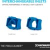 Hayward Pool Vacuum for Inground Pools Poolvergnuegen Suction Pool Cleaner (2 Wheel) Automatic Vacuum for In-Ground Pools up to 16 x 32 ft