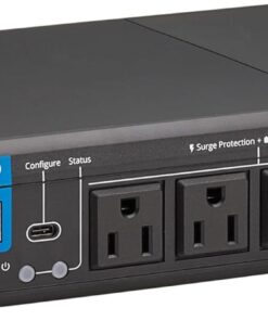 Tripp Lite Cloud-Connected 600VA UPS Battery Backup and Surge Protector, Remote Management & Monitoring, 300W, 4 Outlets, Computer UPS, Wall Mount Option, 5ft Cord, 3-Year Warranty (BC600RNC)