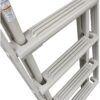 Confer Plastics 7100X Evolution 48" to 54" Adjustable A Frame Above Ground Swimming Pool Entry Ladder with Flip Up and Locking Section for Safety Confer Plastics 7100X Evolution 48" to 54" Adjustable A Frame Above Ground Swimming Pool Entry Ladder with Flip Up and Locking Section for Safety