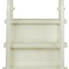 Aqua Select Anti-Slip in-Pool Steps | Pearl White/Pearl White Steps | for Above Ground Swimming Pools | Can Mount to Decks 48" to 54" H | Safety Stairs Capacity Up to 350 lbs