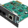 APC UPS Network Management Card 3, Rack, Black with 2 USB Ports and Temperature Monitoring, Newest Model 2020 (AP9641)