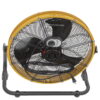 Caterpillar® Fan 20" High-Velocity 4-Speed Shroud Metal Floor Fan, 5200 CFM, Yellow