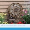 Suncast Hose Handler Brown Holds 125 feet of 5/8 inch standard vinyl hose Wall-Mounted Hose Reel, Adjustable Flow