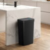 Mainstays Kitchen Automatic Trash Can, 13.2 Gallon Plastic Motion Sensor Garbage Bin, Black