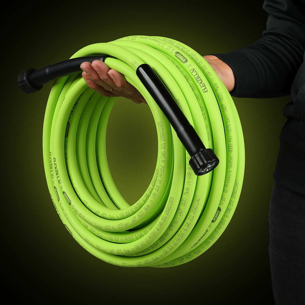 6cbb73ed-92e0-4332-bde8-c180e419e808.b746faa596e7d15ce563bfccaed6e8a7.jpeg Flexzilla® Pressure Washer Hose, 5/16" x 25', 3100 PSI, M22 Fittings, Flexible Hybrid Polymer, ZillaGreen®