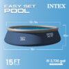INTEX Easy Set 15ft x 42in Inflatable Pool Set - Filter Pump & Accessories
