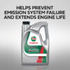 Castrol GTX Full Synthetic High Mileage 0W-20 Motor Oil, 5 Quarts Castrol GTX Full Synthetic High Mileage 0W-20 Motor Oil, 5 Quarts
