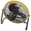 Caterpillar® Fan 20" High-Velocity 4-Speed Shroud Metal Floor Fan, 5200 CFM, Yellow
