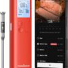 ThermoMaven Smart Bluetooth Wireless Meat Thermometer, 10X Enhanced Sub-1G Signal and Stability, Standalone Display Base, Certified Accuracy ±0.5°F, WiFi Unlimited Range for BBQ, Oven, Smoker, Grill