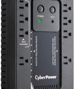 CyberPower EC450G Ecologic Battery Backup & Surge Protector UPS System, 450VA/260W, 8 Outlets, ECO Mode, Compact Uninterruptible Power Supply