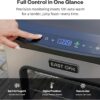 EAST OAK 30" Electric Smoker for Outdoors | Built-in Meat Probe Up to 6× Longer Smokes on a Single Load | Side Chip Loader for Smoking | Bigger Batches with 725 sq in Cooking Area, Mist Silver