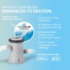 INTEX 28207EH Beachside Metal Frame Above Ground Swimming Pool Set: 10ft x 30in – Includes 330 GPH Cartridge Filter Pump – Puncture-Resistant Material – Rust Resistant – 1185 Gallon Capacity