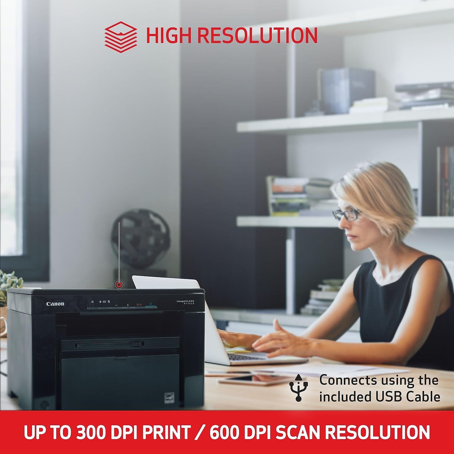 711VRtiyOHL._AC_SL1500_.jpg Canon imageCLASS MF3010 VP - Wired Monochrome Multifunction Laser Printer with Scanner, Copier, USB Cable Included, Up To 2,300 Page Toner Yield in Box, 19 PPM, Black