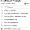 HP OfficeJet Pro 8125 Wireless All-in-One Color Inkjet Printer, Print, Scan, Copy, ADF, Duplex Printing Best-for-Home Office, 3 Month Trial of Instant Ink Included, AI-Capable (C2VJ4A)
