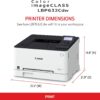 Canon imageCLASS LBP632Cdw - Wireless Duplex Color Laser Printer, Single Function, Home Office, Mobile Ready, 22 PPM Color, White