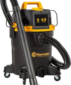 Vacmaster Professional 6 Gallon 4.5 Peak HP Wet/Dry Vacuum with Self-Cleaning Filter System - VDK611PF 0201