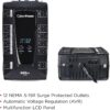 CyberPower AVRG900LCD Intelligent LCD UPS Battery Backup and Surge Protector, 900VA/480W, 12 Outlets, AVR, Compact, UL Certified