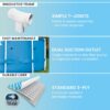Intex 12' x 30" Round Metal Frame Outdoor Above Ground Swimming Pool Set with Filter Pump, Cartridges, 42 Inch Steel Pool Ladder, and Secure Cover Intex 12' x 30" Round Metal Frame Outdoor Above Ground Swimming Pool Set with Filter Pump, Cartridges, 42 Inch Steel Pool Ladder, and Secure Cover