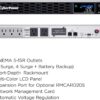 CyberPower CP700PFCRM1U PFC Sinewave UPS Battery Backup and Surge Protector, 700VA/400W, 6 Outlets, AVR, 1U Rackmount, UL Certified