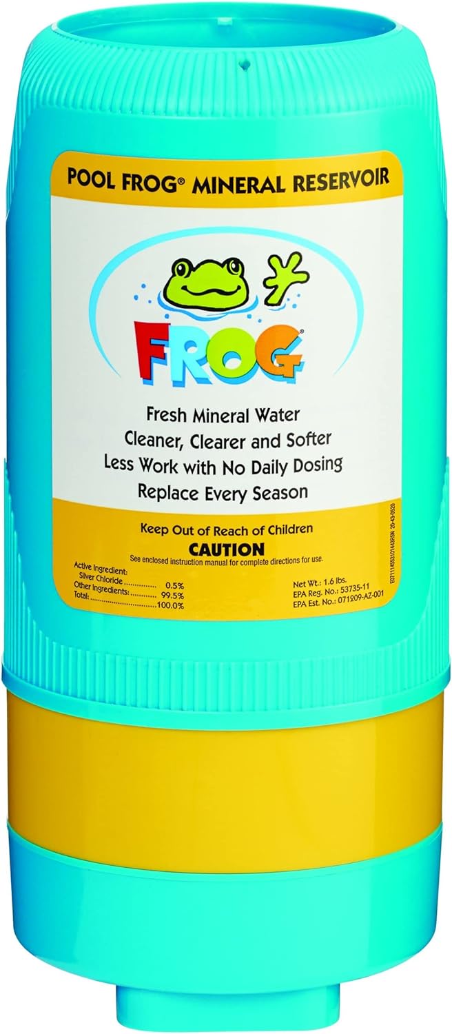 715mbqS1oL._AC_SL1500_.jpg Pool FROG Model 5400 Mineral Reservoir + 3 Chlorine Bac Pacs, Mineral and Chlorine Replacement Cartridges for Pool FROG Model 5400