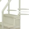 Aqua Select Anti-Slip in-Pool Steps | Pearl White/Pearl White Steps | for Above Ground Swimming Pools | Can Mount to Decks 48" to 54" H | Safety Stairs Capacity Up to 350 lbs