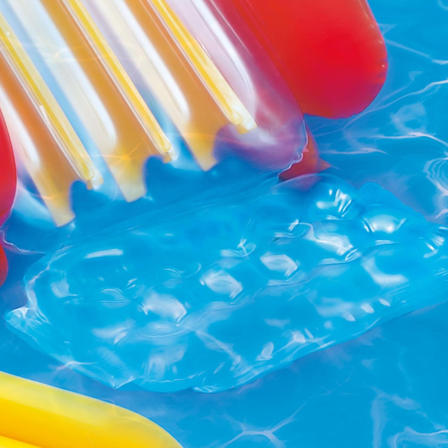 Intex 57453EP 9.75 Foot x 6.3 Foot x 53 Inch Multicolor Rainbow Slide Kids Inflatable Pool with Water Slide and Ring Toss for Children Ages 2 and Up Intex 57453EP 9.75 Foot x 6.3 Foot x 53 Inch Multicolor Rainbow Slide Kids Inflatable Pool with Water Slide and Ring Toss for Children Ages 2 and Up - Image 8