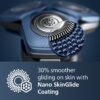 Philips Norelco Shaver 7300, Rechargeable Wet & Dry Electric Shaver with SenseIQ Technology, Pop-up Trimmer, Charging Stand, Click-on Nose Trimmer, & Travel Case, S7887/92