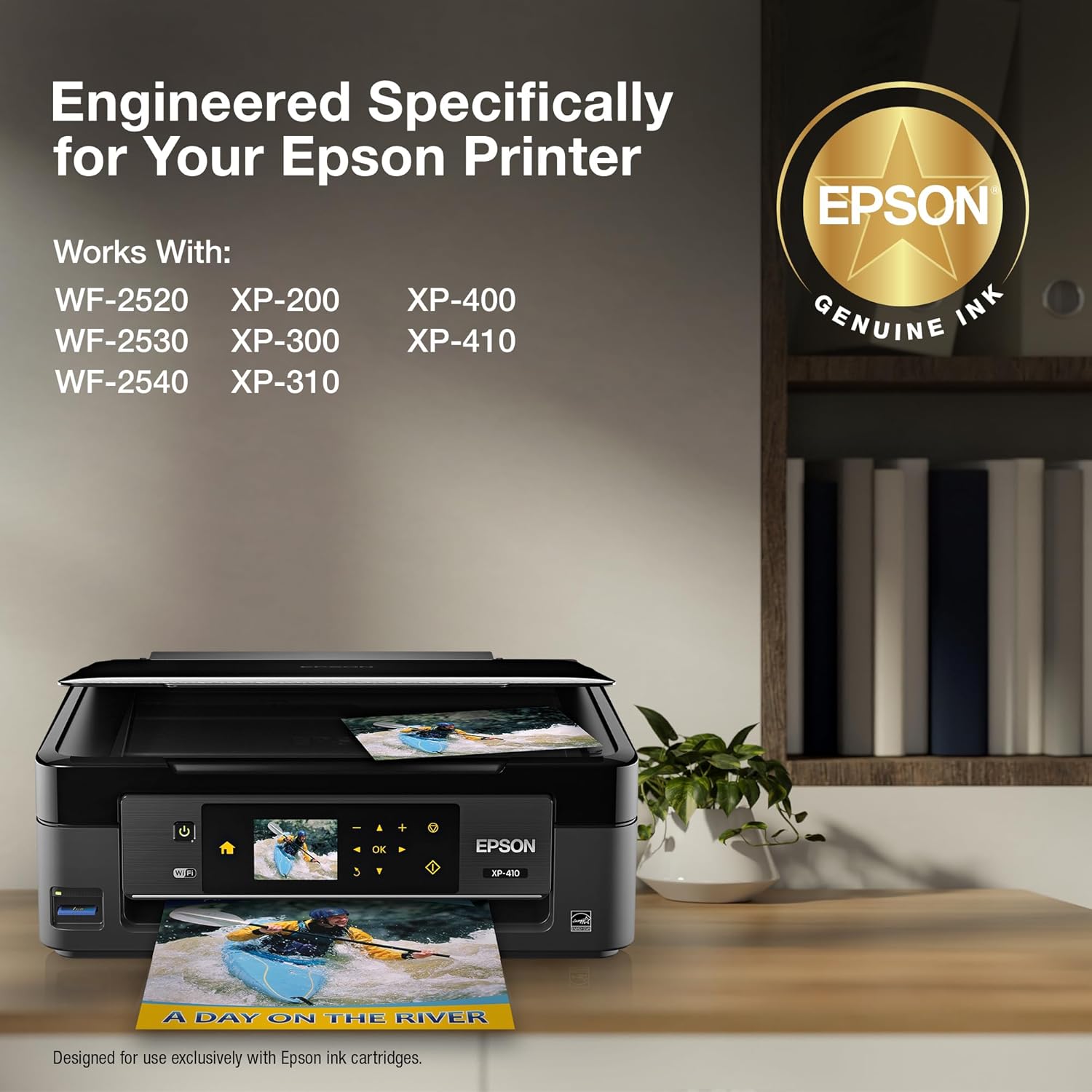 7175JOAqMaL._AC_SL1500_.jpg EPSON 200 DURABrite Ultra Ink High Capacity Black Cartridge (T200XL120-S) Works with WorkForce WF-2520, 2530, 2540, Expression XP-200, 300, 310, 400, 410