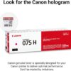 Canon Genuine 075 Magenta High Capacity Toner Cartridge Compatible with MF660 Series and LBP640 Series Laser Printers