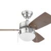 Better Homes & Gardens 30'' Saint Nickel Modern LED Angled Indoor Contemporary Ceiling Fan
