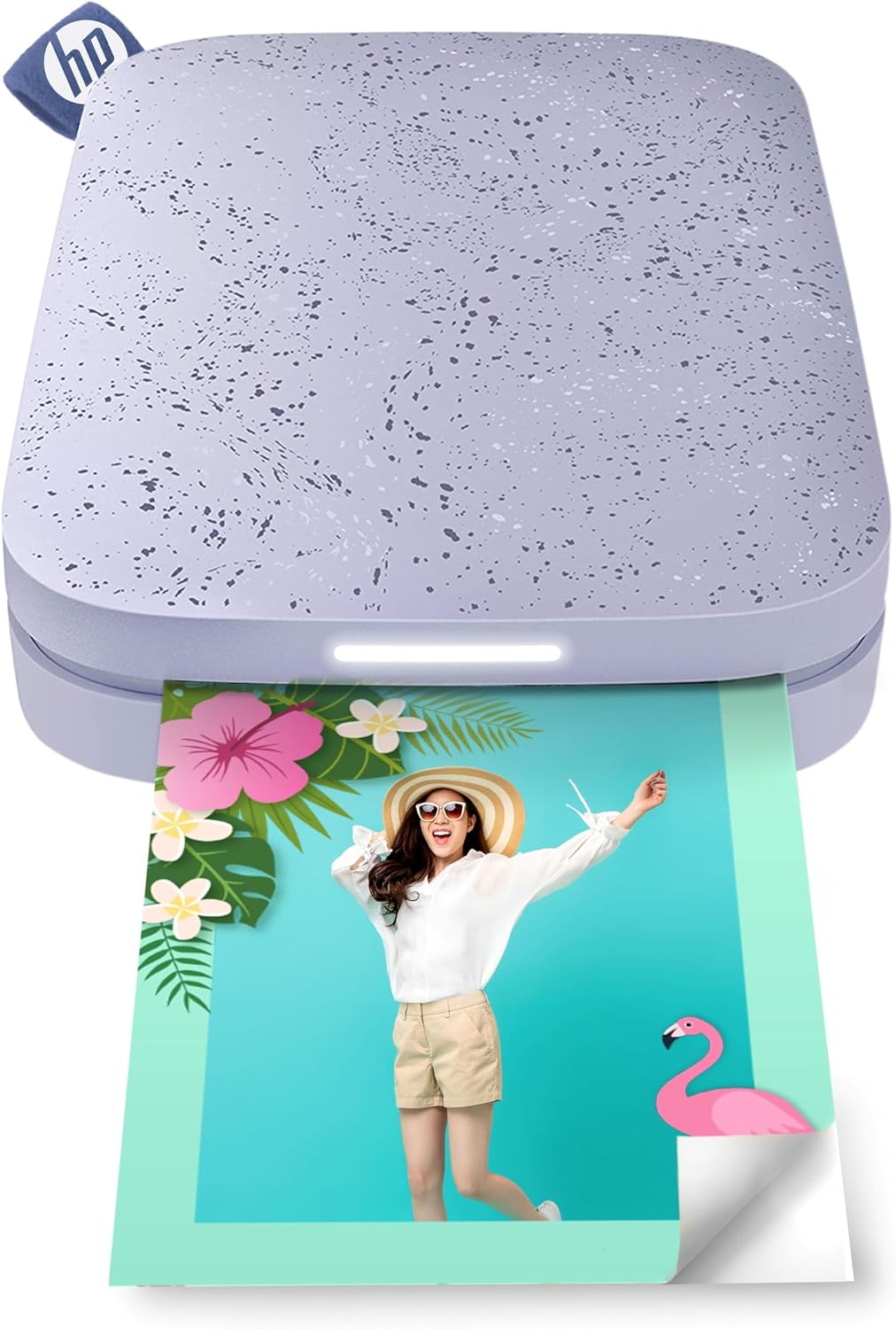 HP Sprocket 2x3 Instant Smartphone Photo Printer - Portable Color Wireless Mobile Printer - Zink Sticky-Back Photos - Print from Compatible iOS & Android Devices with Bluetooth w/Fun App - Purple