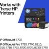 HP 952 Cyan, Magenta, Yellow Ink Cartridges (3-Pack) | Works with Printer Series: OfficeJet 8702, OfficeJet Pro 7720, 7740, 8210, 8710, 8720, 8730, 8740 | Eligible for Instant Ink | N9K27AN