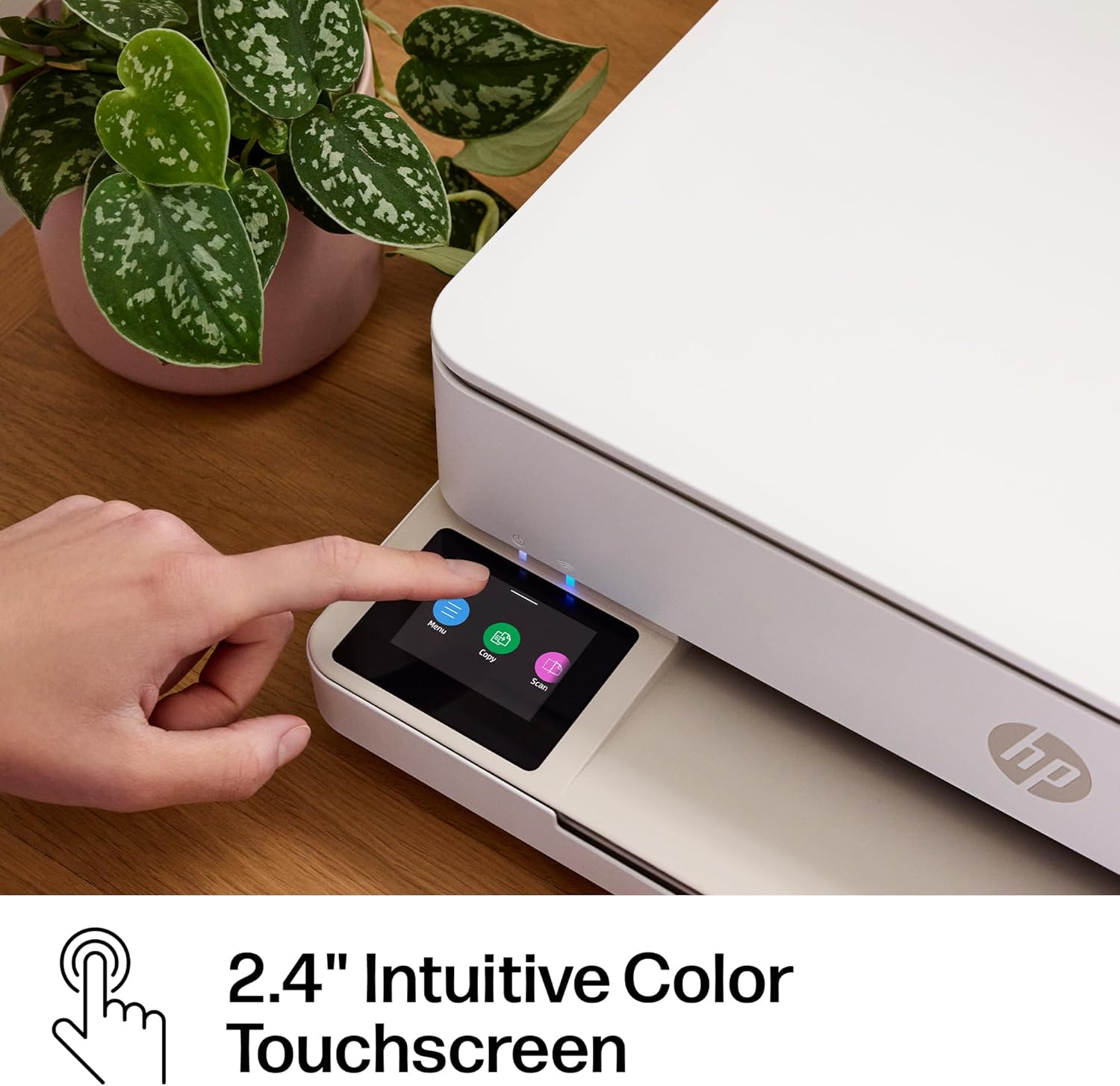 71BndxIHXAL._AC_SL1500_.jpg HP Envy 6155 Wireless All-in-One Color Inkjet Printer, Print, Scan, Copy, Duplex Printing Best-for-Home, 3 Month Trial of Instant Ink Included, AI-Capable (C2WR7A) Portobello