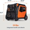 Generac 3,800-Watt Dual-Fuel Portable Inverter Generator - Gas and Propane Compatible - Quiet Operation - Clean, Stable Power - Great for Home Backup, Camping, and RV Use