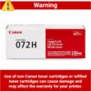 Canon Genuine 072 Black Toner Cartridge High Capacity Compatible with MF280 Series and LBP172dw Canon Genuine 072 Black Toner Cartridge High Capacity Compatible with MF280 Series and LBP172dw