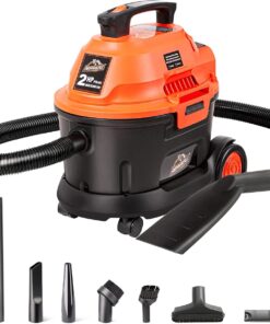 Armor All AA255W Wet/Dry Utility Vac 2.5 Gallon, 2.5-Gallon,120 Volts (AC), Orange/Black